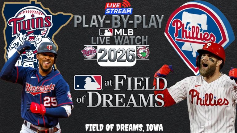 Minnesota Twins vs Philadelphia Phillies ⚾🔥 Live Field of Dreams Watch!