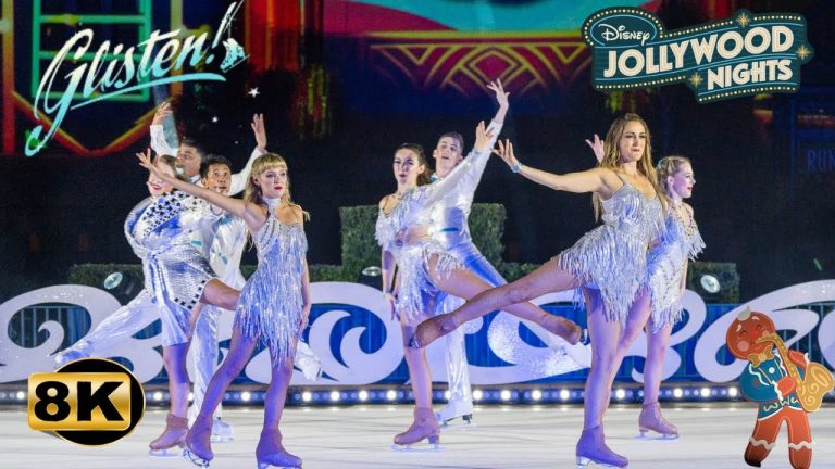 Disney Jollywood Nights Christmas Party Glisten Skating Show 2024