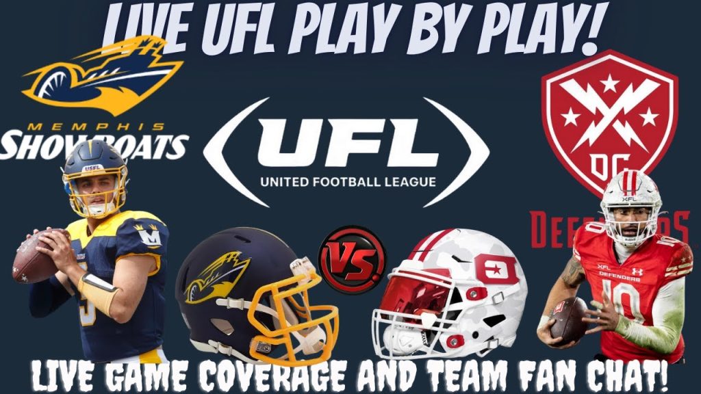 UFL United Football League Live DC Defenders vs. Memphis Showboats