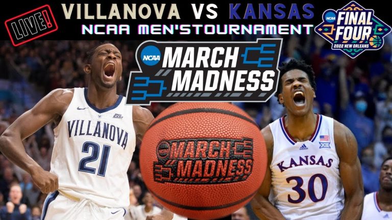 Kansas Jayhawks vs Villanova Wildcats Live 🏀 NCAA Men’s Basketball Tournament – Final 4