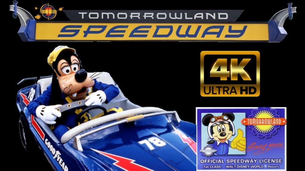 Tomorrowland Speedway | 4K HD Full Ride Attraction | Tomorrowland Magic Kingdom | Walt Disney World
