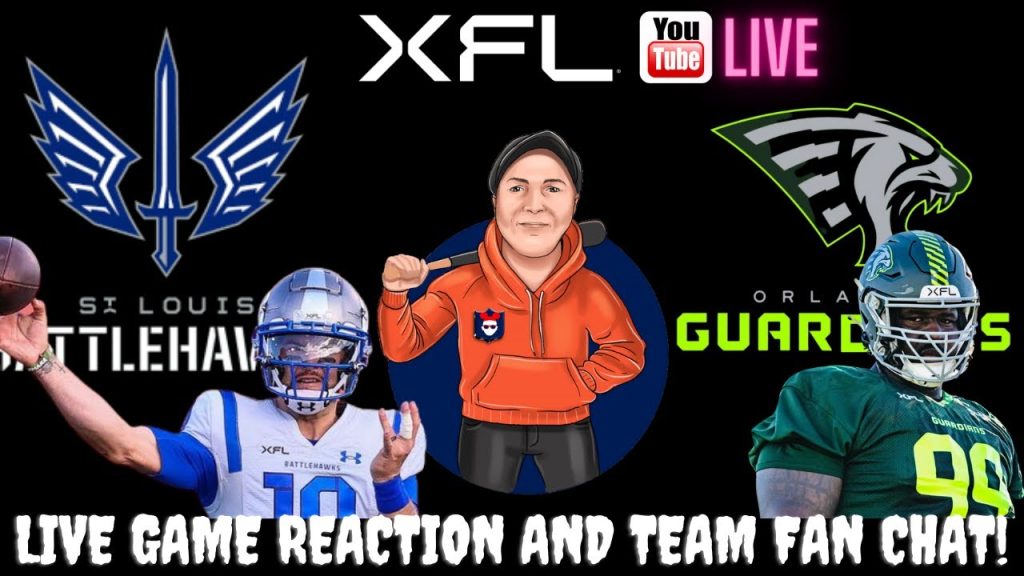 XFL Football Live Orlando Guardians vs. St. Louis Battlehawks