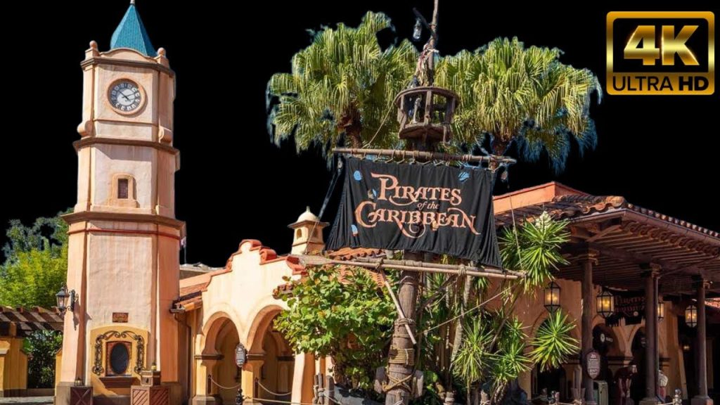 Pirates of the Caribbean Walt Disney World- 4KHD 60fps Full Ride Attraction