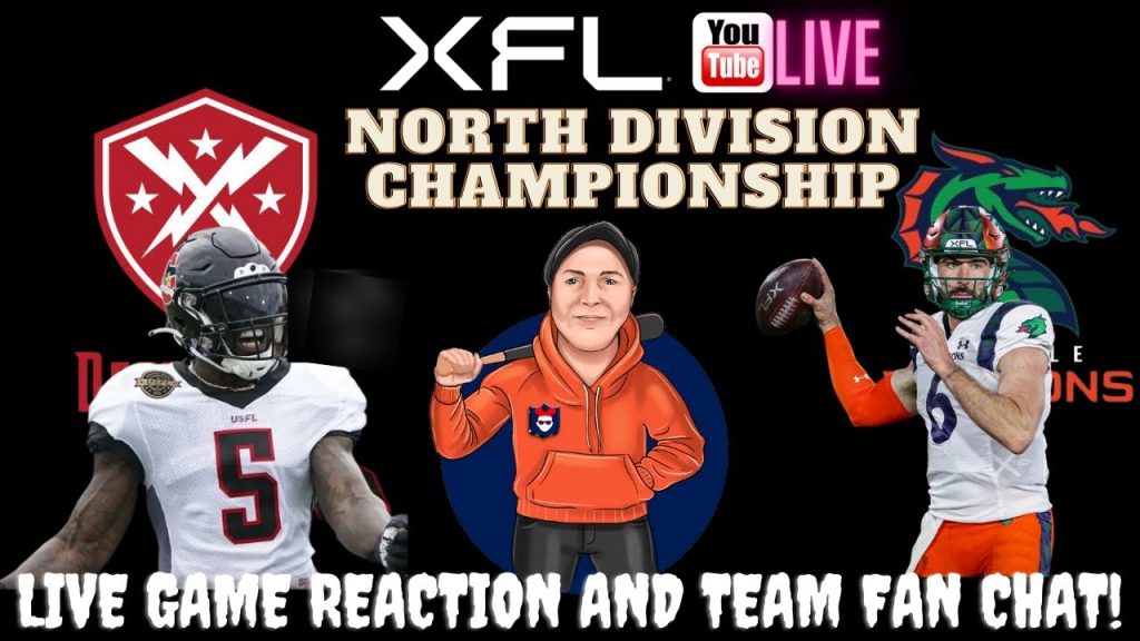 XFL Football Live North Championship DC Defenders vs. Seattle Sea Dragons