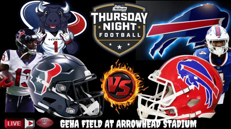 Watch Bills Battle Texans: NFL Thursday Showdown Live