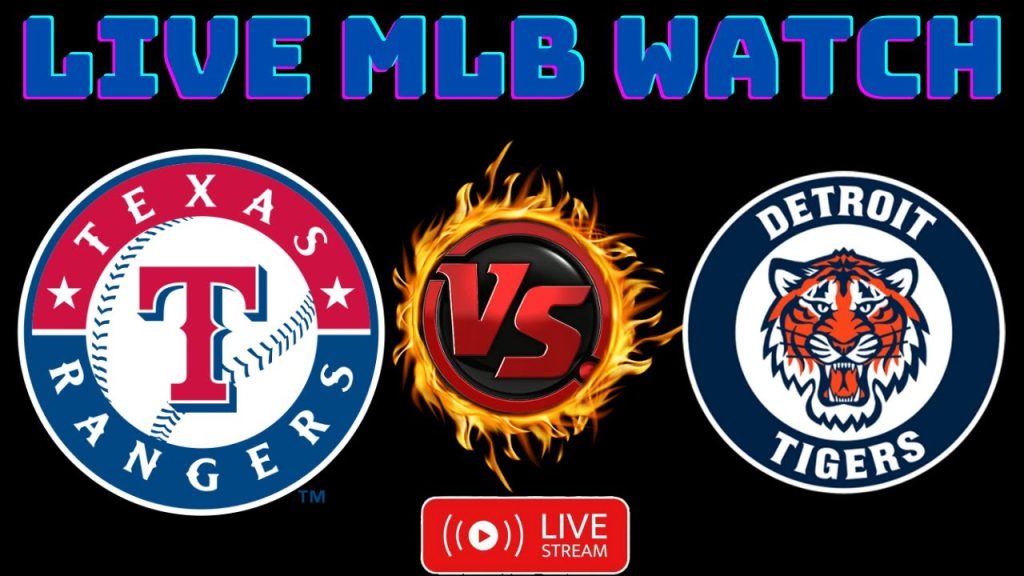 Rangers VS Tigers ⚾LIVE MLB Watch Party ⚾Reaction-Chat Interaction TEXvsDET