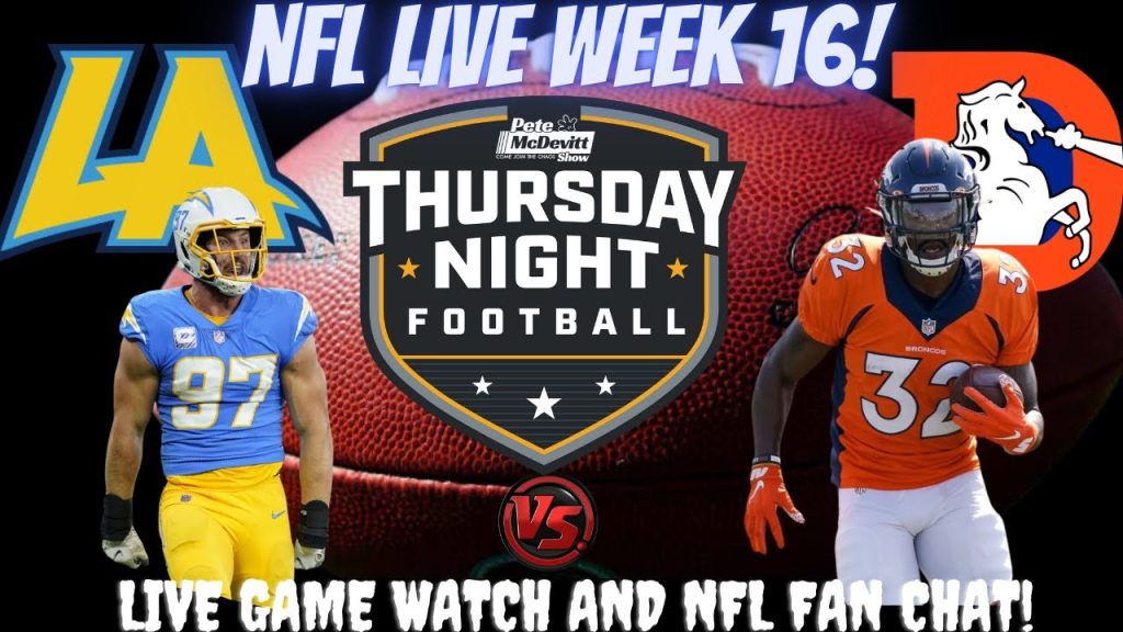 Chargers vs Broncos Live Streaming Scoreboard, Free Play-by-Play, Highlights | NFL Week 16 on Prime