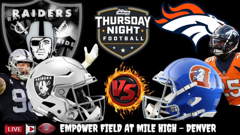 Raiders-Broncos Live Stream: NFL Week Clash