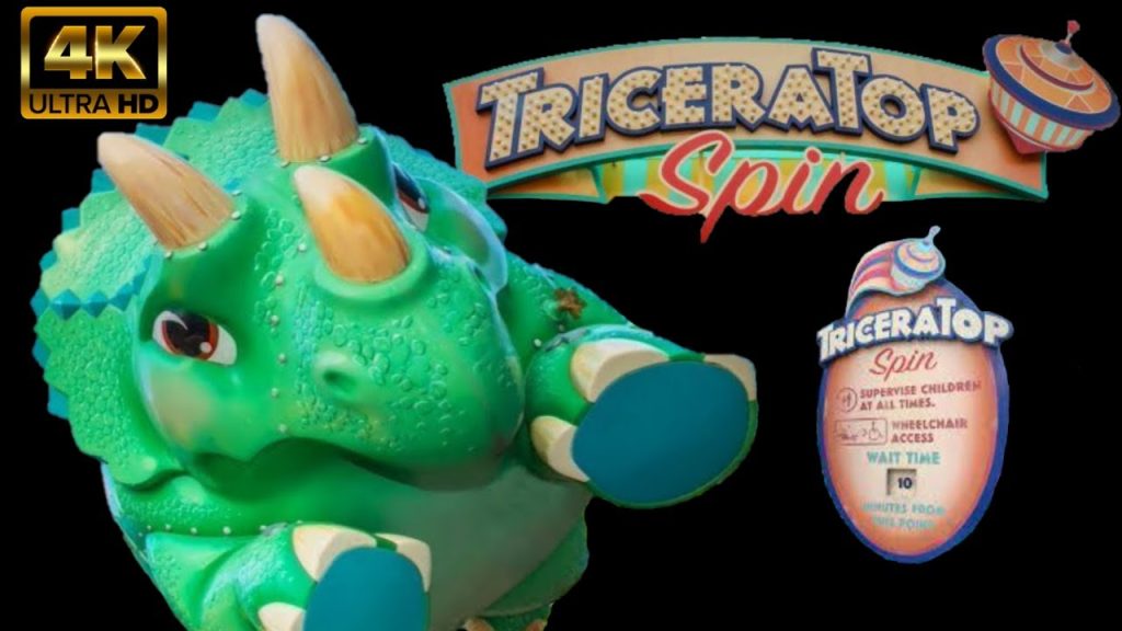 TriceraTop Spin | 4K POV Full Ride Attraction | Animal Kingdom: Walt Disney World