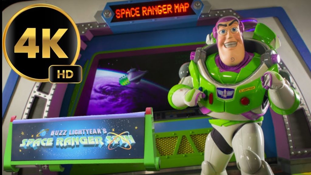 Buzz Lightyear’s Space Ranger Spin in Magic Kingdom ~ 4KHD 60fps POV