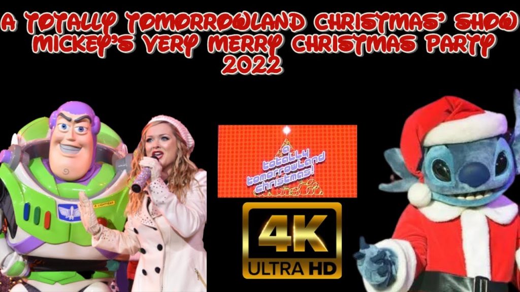 A Totally Tomorrowland Christmas Stage Show | 4K HD 60fps Mickey’s Very Merry Christmas Party 2022