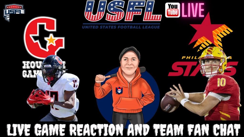 Houston Gamblers vs Philadelphia Stars 🔴USFL Live Game || Live Football