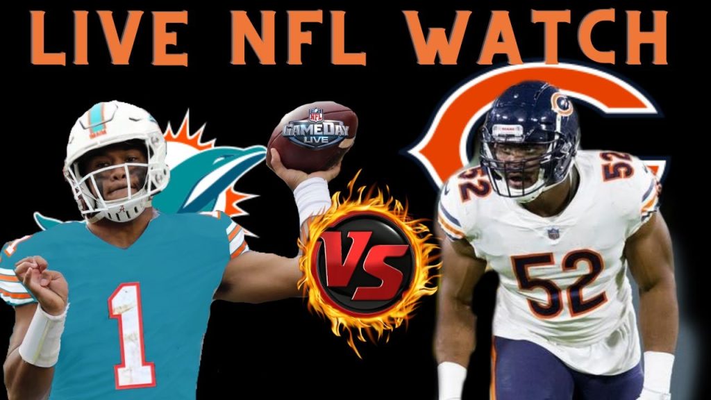 Dolphins VS Bears 🏈Live NFL Watch 🏈CHIvsMIA Reaction-Chat Interaction MIAvsCHI