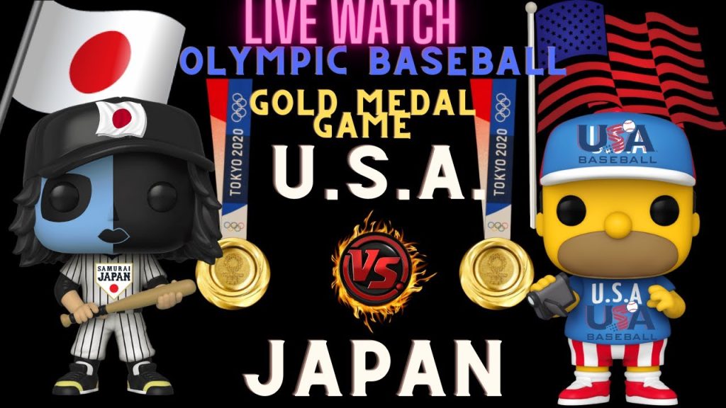 Tokyo Olympics 2020: ⚾USA Baseball vs. Japan GOLD MEDAL GAME LIVE WATCH