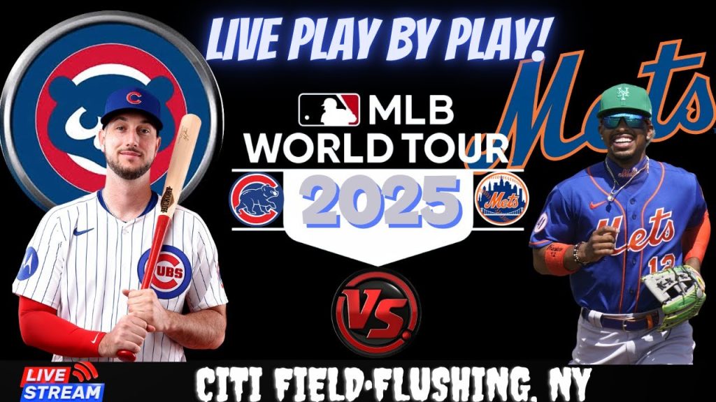 Cubs VS Mets 🔴⚾ LIVE MLB Play By Play Chat Interaction
