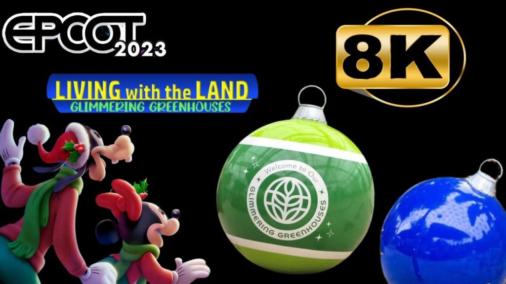 Living with the Land Holiday Overlay Glimmering Greenhouse 8K