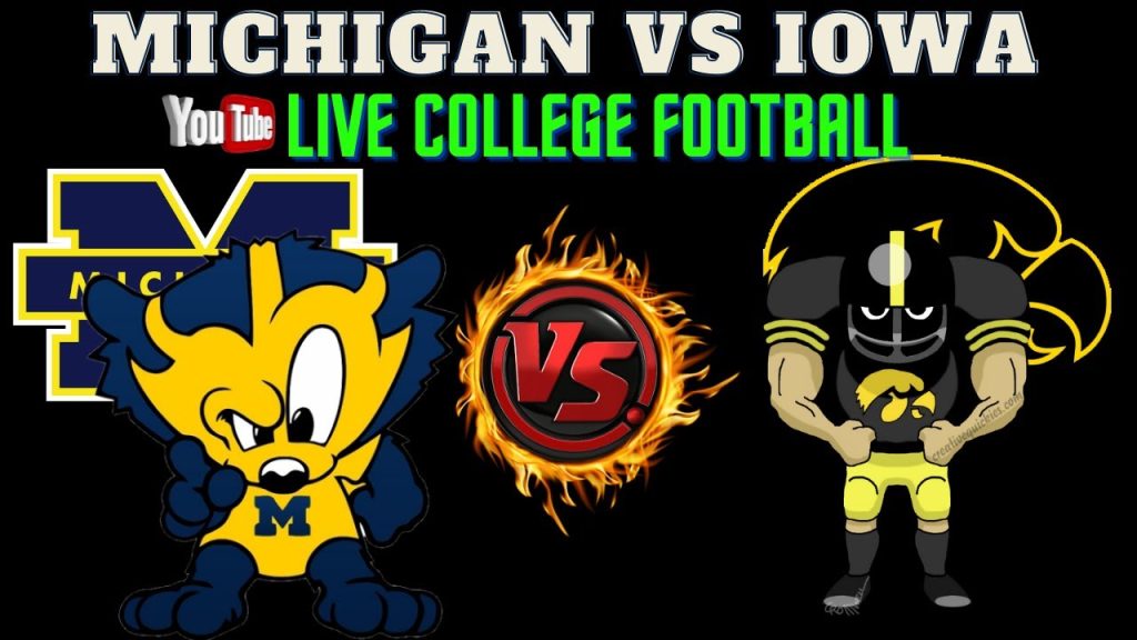 Michigan Wolverines vs Iowa Hawkeyes 🔴LIVE – CFB Watch Big Ten Football Championship | MICHvsIA