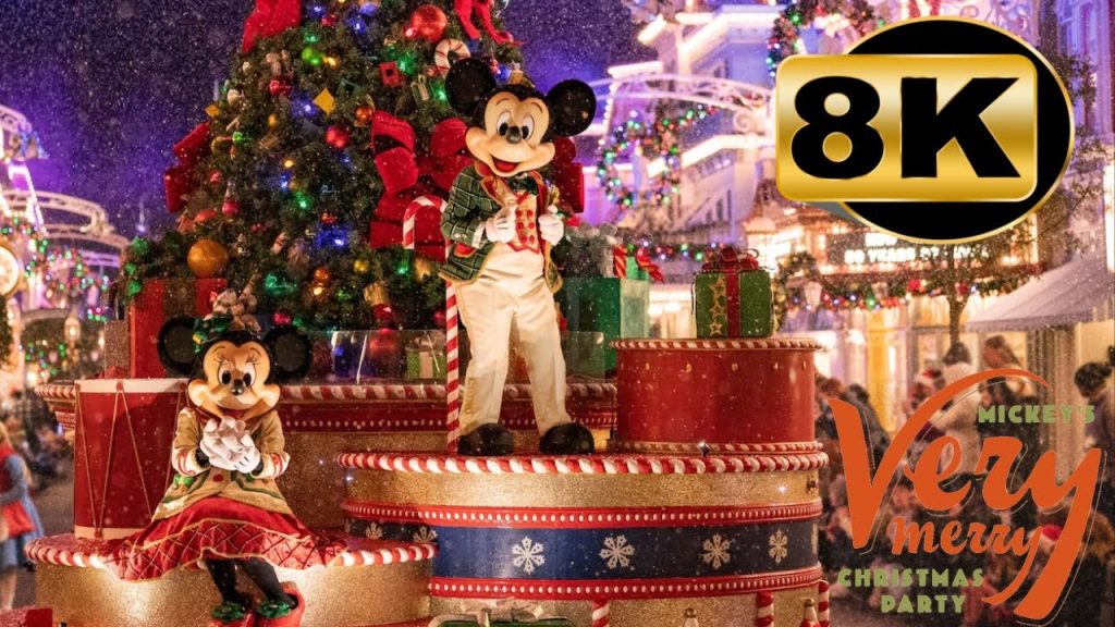 8K Mickey’s Once Upon a Christmastime Parade at Mickey’s Very Merry Christmas Party 2023