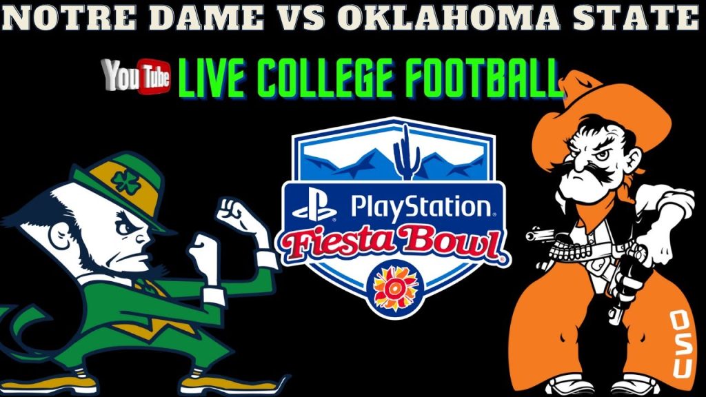 Notre Dame vs Oklahoma State 🔴LIVE CFB (Irish vs Cowboys) PlayStation Fiesta Bowl