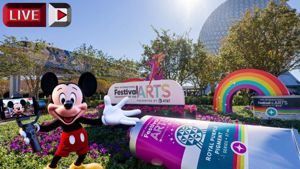 Disney EPCOT Festival of the Arts Live Stream!