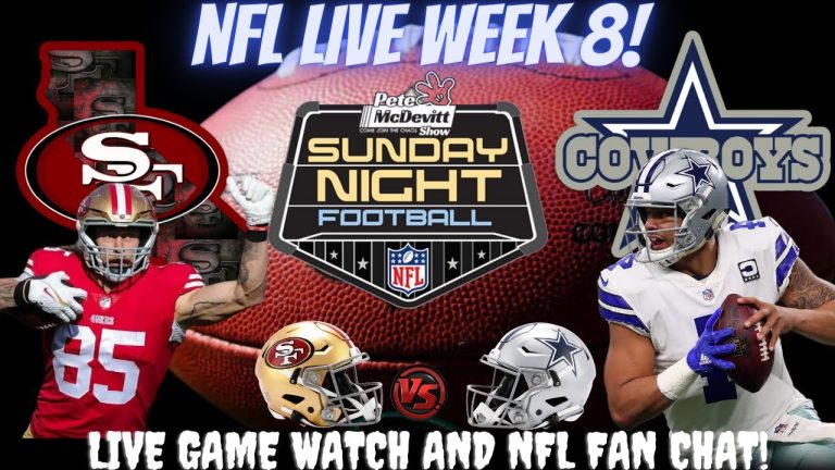 Dallas Cowboys vs San Francisco 49ers || Cowboys vs 49ers || 49ers vs Cowboys: Live NFL Fan Stream