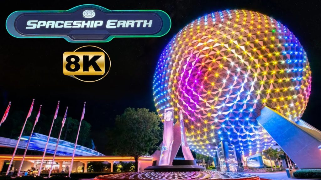 Spaceship Earth – 8K 2025 UPDATE -POV Full Ride Attraction