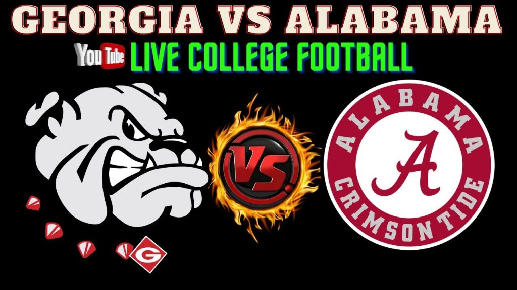 Georgia Bulldogs vs Alabama Crimson Tide 🔴LIVE – CFB Watch || SEC Football Championship || GEOvsALA