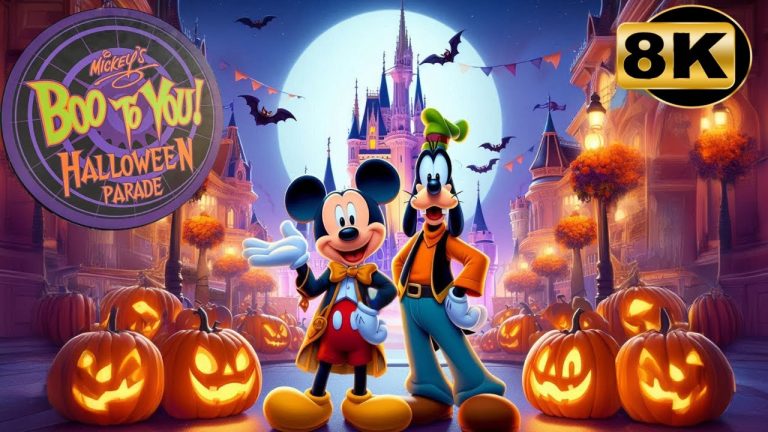 Disney Boo to You Halloween Parade 8KHD 2024