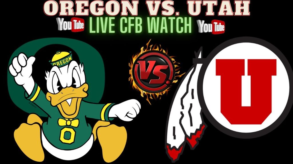 Oregon Ducks vs Utah Utes 🔴LIVE Watch CFB 🏈OUvsUTAH 🏈Play By Play Reaction || OUVSUTAH