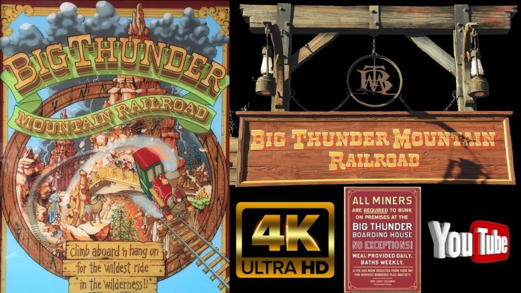 Big Thunder Mountain Railroad Ride  Full Ride Attraction 4K POV – Disneyland