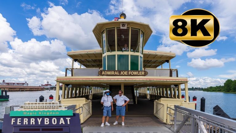 Admiral Joe Fowler Ferry Boat Magic Kingdom ~ 8K Disney