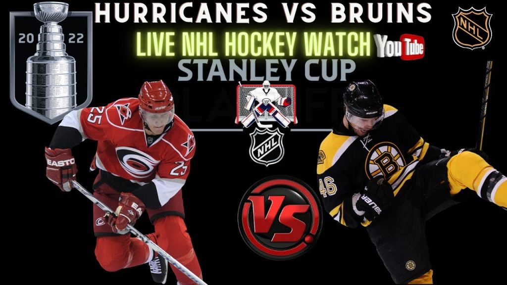 Live NHL Playoffs – Boston Bruins vs Carolina Hurricanes – ROUND 1 GAME 1 – Play by Play