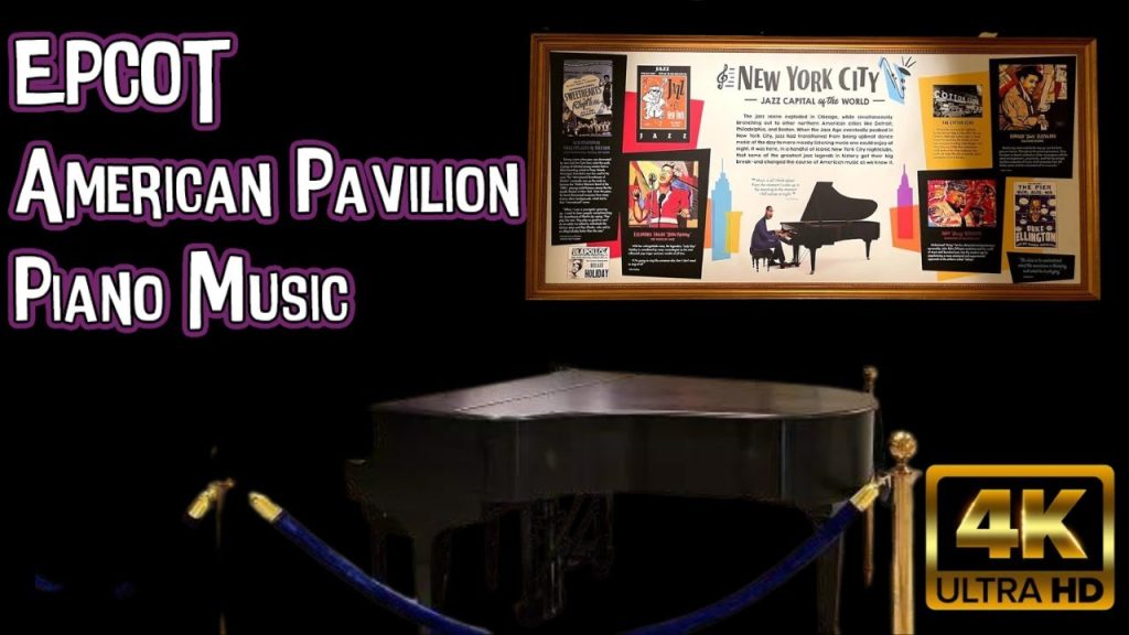 Epcot American Pavillion Piano Player  | 4K POV | Walt Disney World