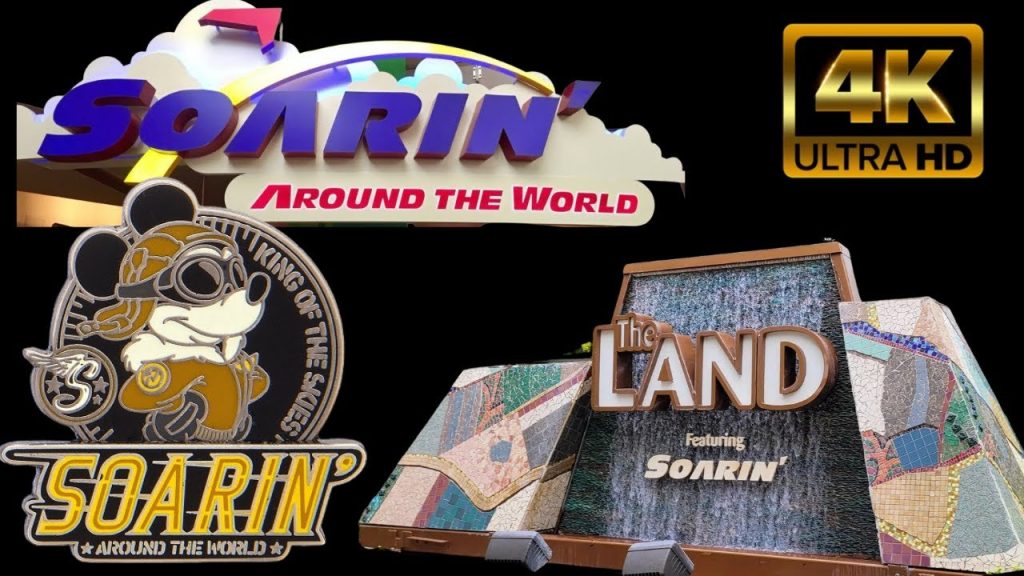 Soarin’ Around the World – 4K 60fps POV Full Ride – Soarin’: Epcot World Showcase Walt Disney