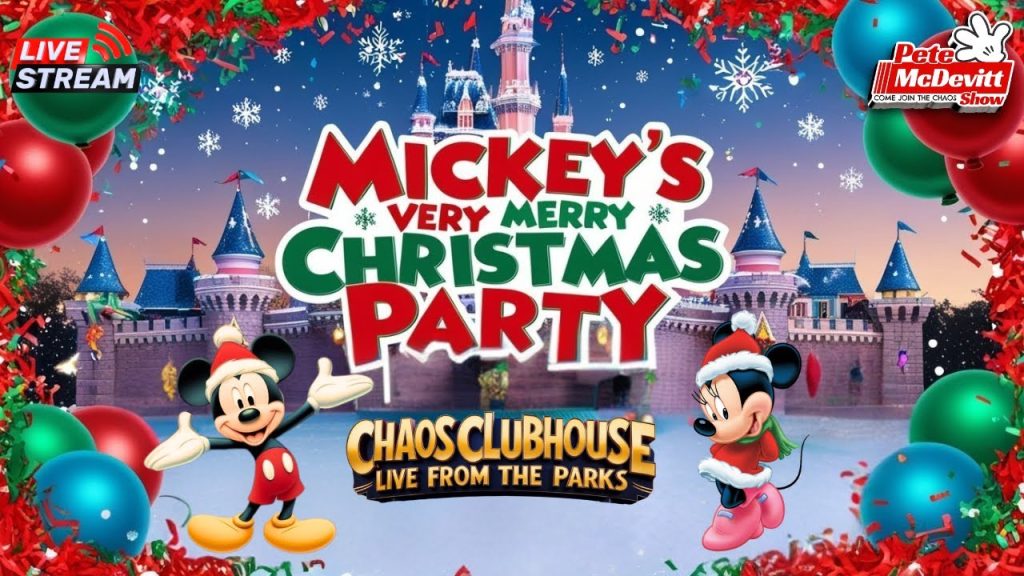 Mickeys Very Merry Christmas Party 2025 ~ OPENING NIGHT LIVE
