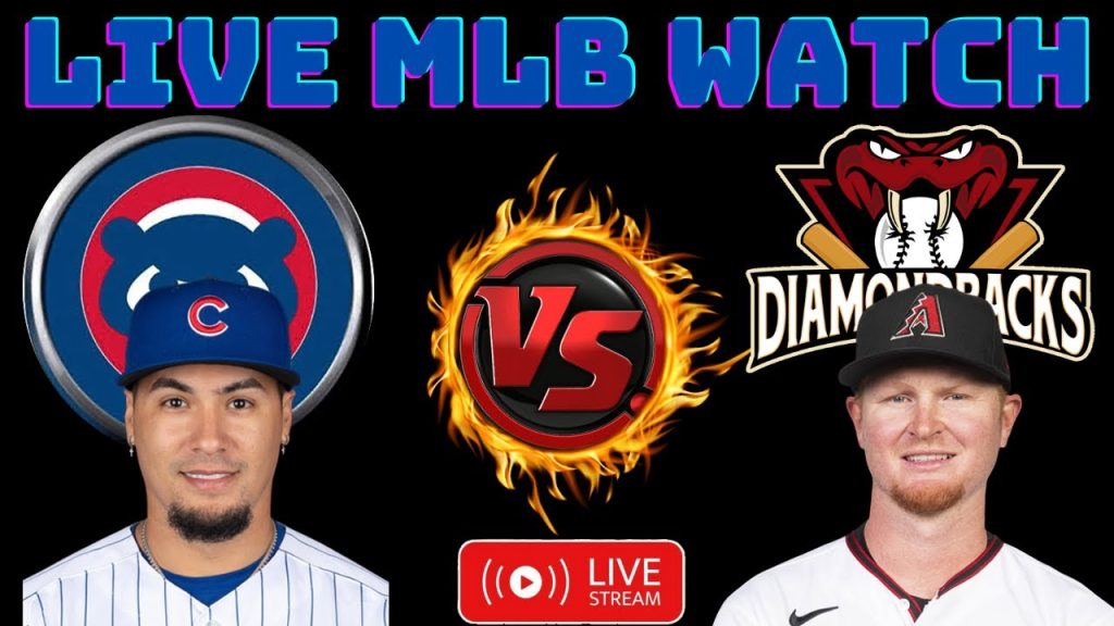 Cubs VS Diamondbacks ⚾LIVE MLB Watch Party ⚾Reaction-Chat Interaction CHCvsARI