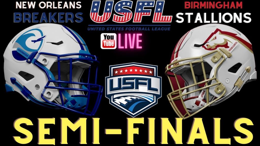 New Orleans Breakers vs Birmingham Stallions 🔴USFL Live Semi-Final Playoff Game || Live Football