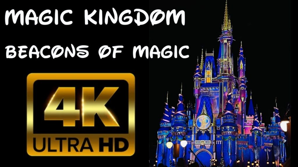 Magic Kingdom Beacons of Magic! | 4K POV Full Show Attraction | Cinderella Castle: Walt Disney World