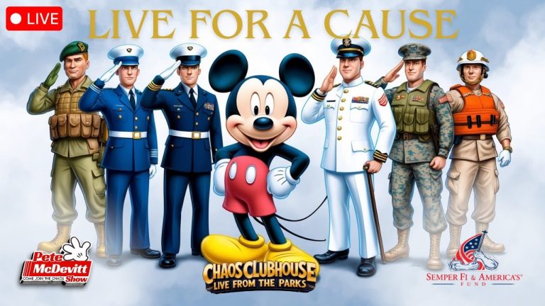 🔴Live: Magic Kingdom – LIVE FOR A CAUSE – Walt Disney World Live Stream