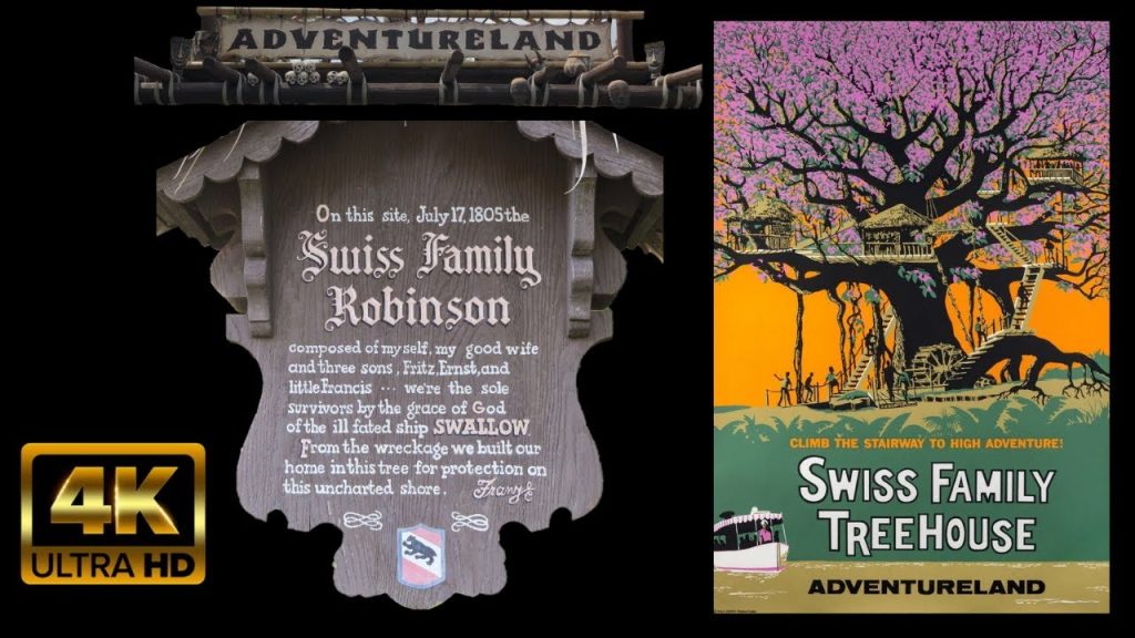 Swiss Family Treehouse  | 4K HD Full Attraction | Adventureand Magic Kingdom | Walt Disney World