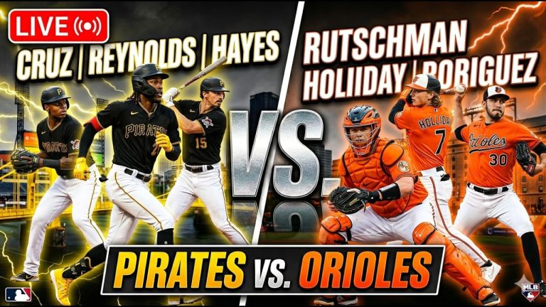 Orioles vs Pirates ⚾🔥 Live MLB Play-by-play: With Chat Interaction!