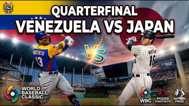 JAPAN vs VENEZUELA LIVE 🔴 準々決勝：日本 vs ベネズエラ 2026 World Baseball Classic