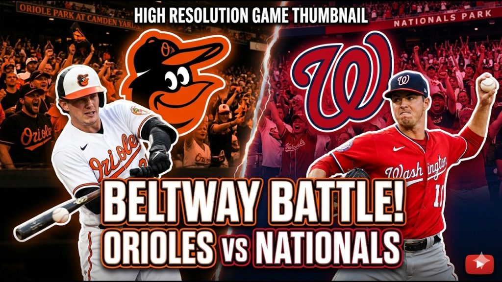 BELTWAY BATTLE! ⚾️ Orioles vs Nationals LIVE | MLB 2026 Rivalry