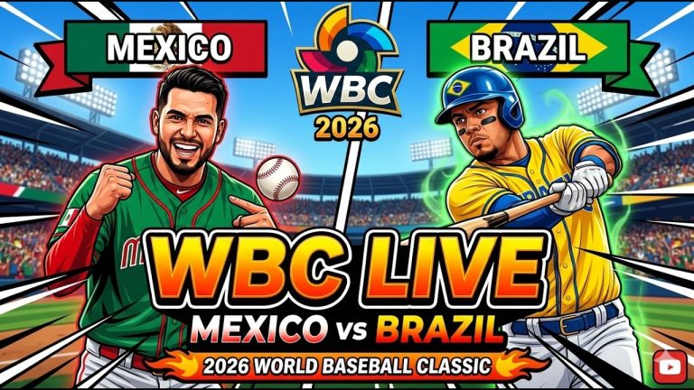 MEXICO vs BRAZIL LIVE ⚾ 2026 World Baseball Classic (Full Highlights & Commentary)