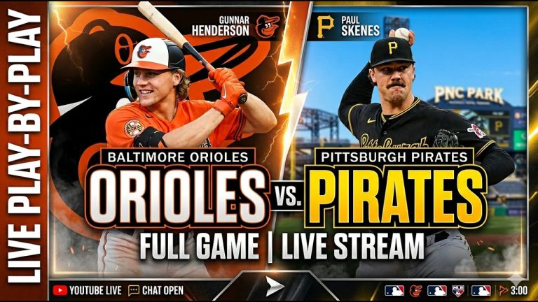 Orioles vs Pirates ⚾🔥 Live MLB Play-by-play: With Chat Interaction!