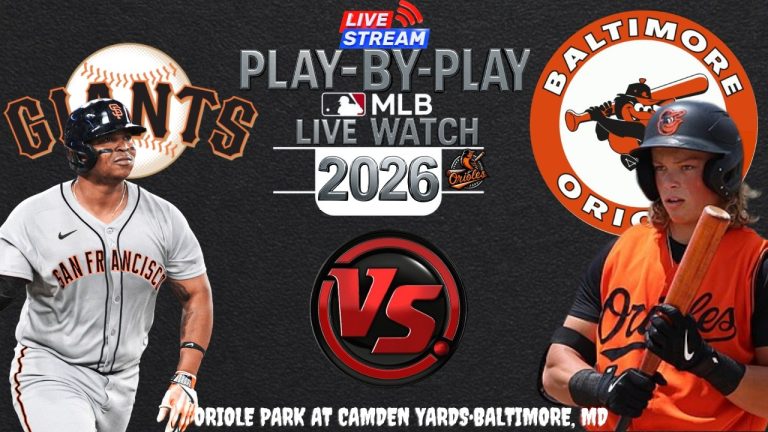 Baltimore Orioles vs San Francisco Giants ⚾🔥 Live MLB Play-by-play Watch!