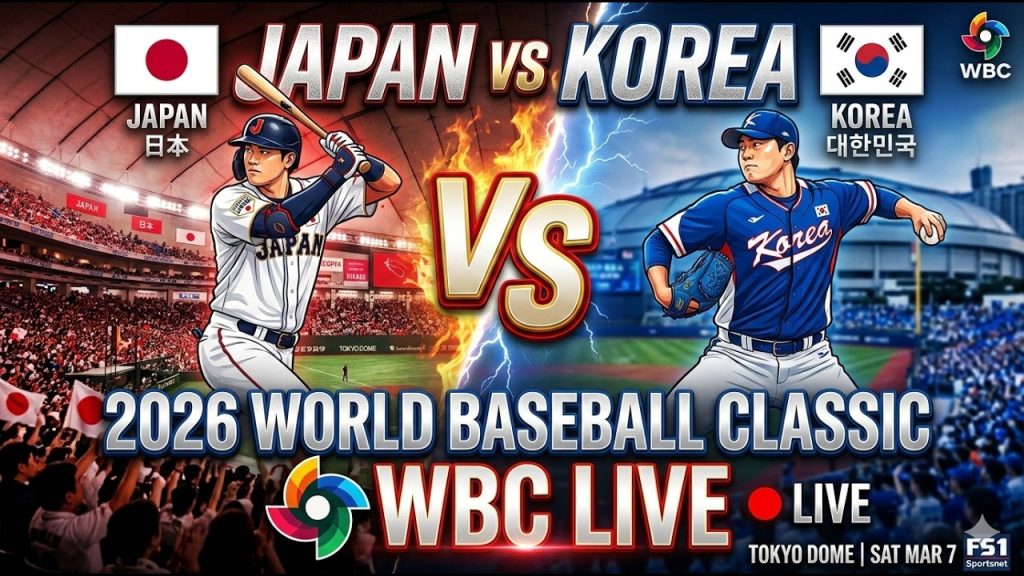 JAPAN VS. KOREA: THE ULTIMATE RIVALRY! ⚾ 2026 WBC Live