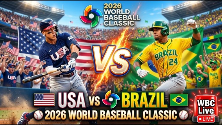 USA vs Brazil LIVE | 2026 World Baseball Classic Full Game Highlights & Score