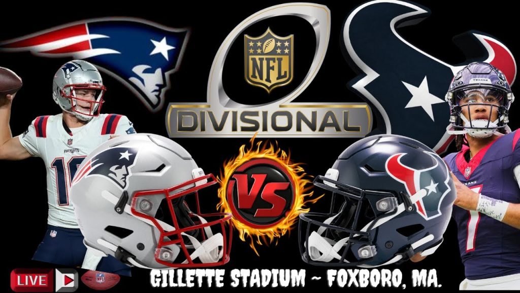 New England Patriots vs Houston Texans 🔴  LIVE DIVISIONAL PLAYOFFS 2025